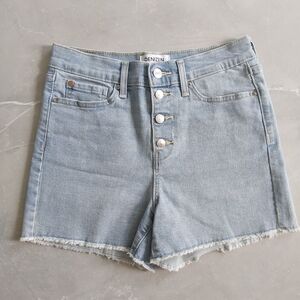 Denizen from Levi's Light Blue High-Rise Button-Front Denim Shorts